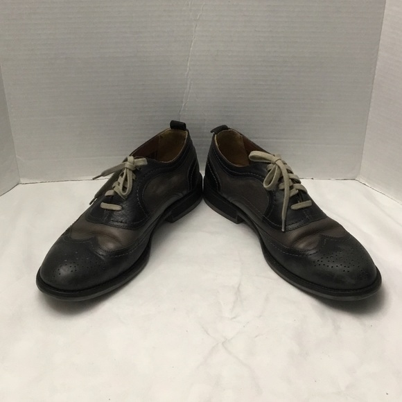 J and M grey and black dress shoes - Picture 6 of 10